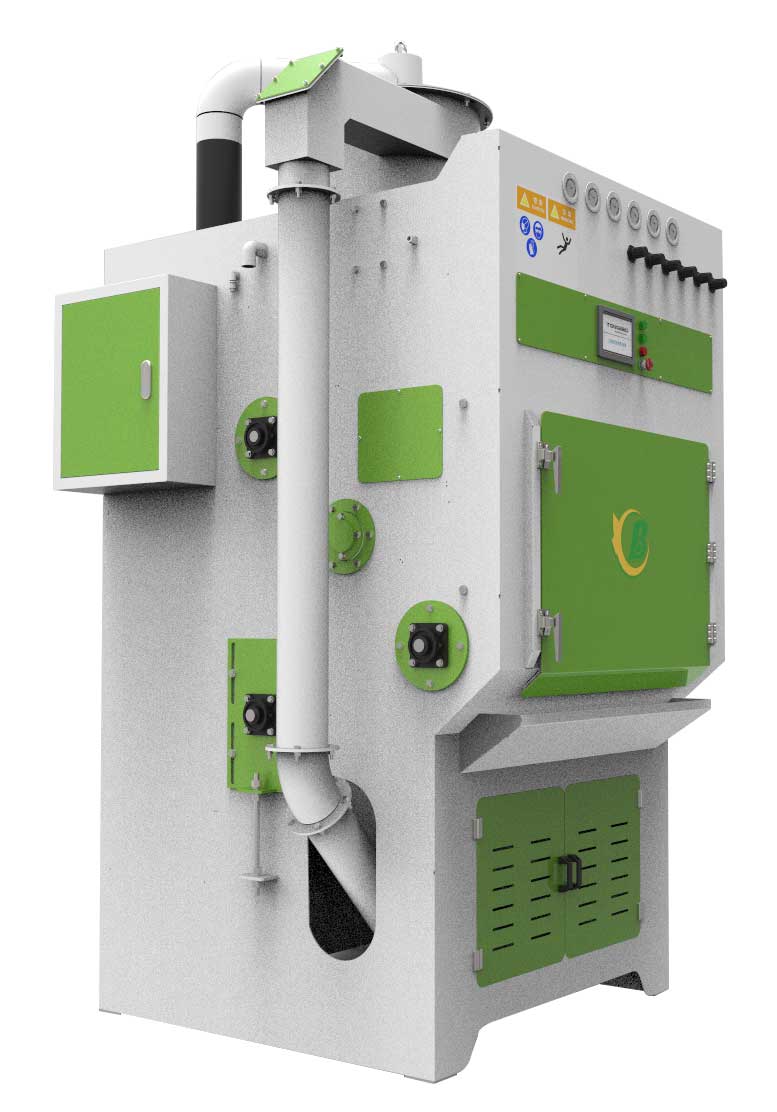 新型環保式自動履帶噴砂機